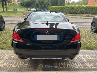 Mercedes-Benz SLC 200 Cabrio Sport Automatica Tagliandi Uff. Prezzo reale Nero usata Roma