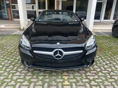 Mercedes-Benz SLC 200 Cabrio Sport Automatica Tagliandi Uff. Prezzo reale Nero usata Roma