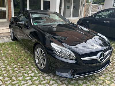Mercedes-Benz SLC 200 Cabrio Sport Automatica Tagliandi Uff. Prezzo reale Nero usata Roma