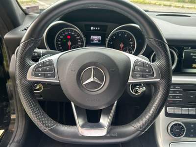 Mercedes-Benz SLC 200 Cabrio Sport Automatica Tagliandi Uff. Prezzo reale Nero usata Roma