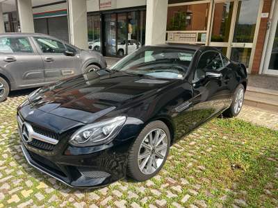 Mercedes-Benz SLC 200 Cabrio Sport Automatica Tagliandi Uff. Prezzo reale Nero usata Roma