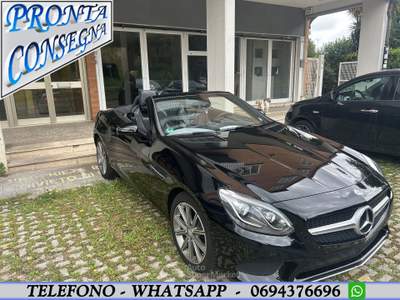 Mercedes-Benz SLC 200 Cabrio Sport Automatica Tagliandi Uff. Prezzo reale Nero usata Roma