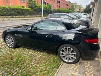 Mercedes-Benz SLC 200 Cabrio Sport Automatica Tagliandi Uff. Prezzo reale Nero usata Roma