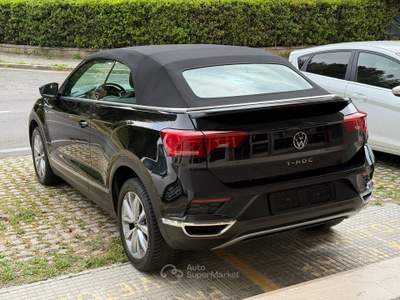 Volkswagen T-Roc 1.0 Cabrio Style Prezzo reale Nero usata Roma