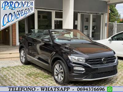 Volkswagen T-Roc 1.0 Cabrio Style Prezzo reale Nero usata Roma