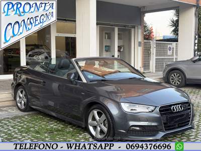 Audi A3 Cabrio Ultra S Line Automatica Tagliandi Audi Prezzo reale Grigio usata Roma