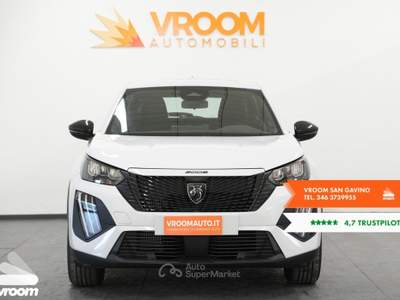 Peugeot 2008 2008 Hybrid 145 e-DCS6 Style Bianco usata San Gavino Monreale