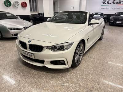 BMW Serie 4 420d 420 420d Cabrio Msport 184cv auto EURO 6B Bianco usata Rezzato