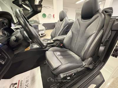 BMW Serie 4 420d 420 420d Cabrio Msport 184cv auto EURO 6B Bianco usata Rezzato