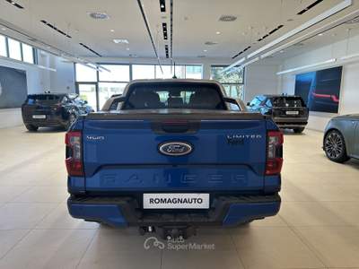 Ford Ranger RANGER DOUBLE CAB 2.0 ECOBLUE LIMITED AUTO - AUTOCARRO!!! Blu/Azzurro usata Forlì
