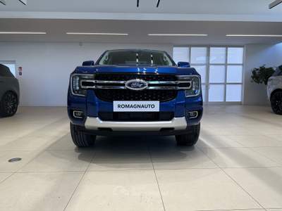 Ford Ranger RANGER DOUBLE CAB 2.0 ECOBLUE LIMITED AUTO - AUTOCARRO!!! Blu/Azzurro usata Forlì