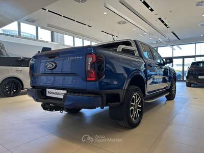 Ford Ranger RANGER DOUBLE CAB 2.0 ECOBLUE LIMITED AUTO - AUTOCARRO!!! Blu/Azzurro usata Forlì