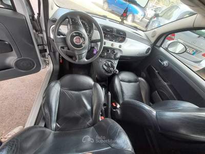 Fiat 500 mezzo tagliandato versione italia Argento usata Latina