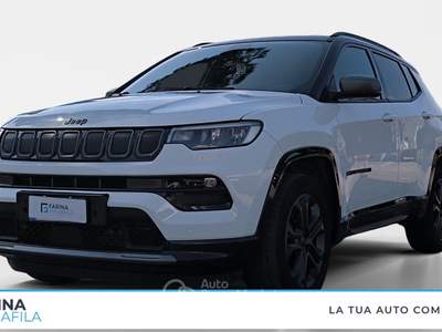Jeep Compass  - compass 1.6 mjt 80 anniversario 2wd 130cv Bianco usata Marcianise