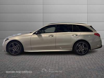 Mercedes-Benz Classe C Classe c-s206 sw 2021 - c sw 220 d mhev amg line premium 4ma Argento usata Ancona