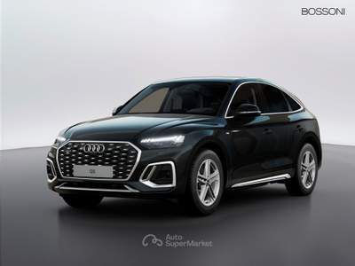 Audi Q5 sportback 40 2.0 tdi mhev 12v s line quattro s tronic Nero usata Orzinuovi