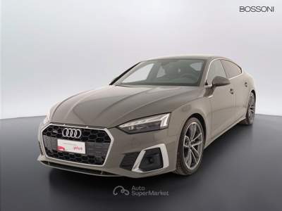 Audi A5 sportback 40 2.0 tdi mhev 204cv s line edition quattro s tronic Grigio usata Orzinuovi