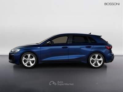 Audi A3 sportback 2.0 tdi 150cv s line edition s tronic Blu/Azzurro usata Orzinuovi