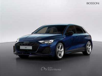 Audi A3 sportback 2.0 tdi 150cv s line edition s tronic Blu/Azzurro usata Orzinuovi