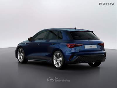 Audi A3 sportback 2.0 tdi 150cv s line edition s tronic Blu/Azzurro usata Orzinuovi