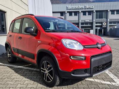 Fiat Panda 4x4 Rosso usata Berbenno di Valtellina