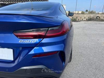 BMW Serie 8 840d 840 d 48V xDrive Coupé Blu/Azzurro usata LECCE
