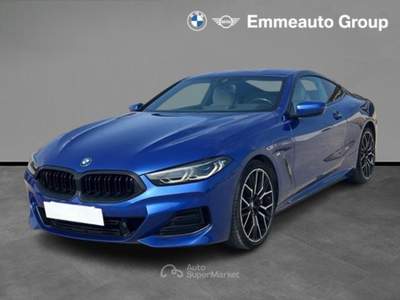 BMW Serie 8 840d 840 d 48V xDrive Coupé Blu/Azzurro usata LECCE