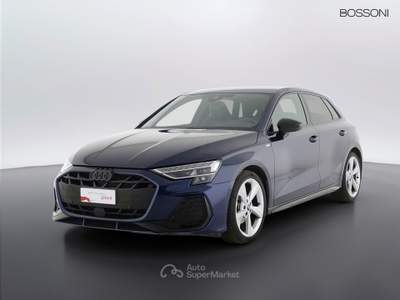 Audi A3 sportback 2.0 tdi 150cv s line edition s tronic Blu/Azzurro usata Orzinuovi