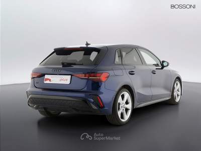 Audi A3 sportback 2.0 tdi 150cv s line edition s tronic Blu/Azzurro usata Orzinuovi