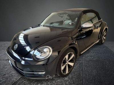Volkswagen Maggiolino Cabrio 1.2 TSI Allstar Blue.Tech. +Xenon+18" Nero usata Castello di Godego