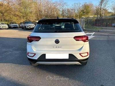 Volkswagen T-Roc T-Roc 1.0 tsi Life 110cv Bianco usata Roma