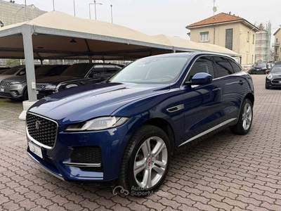 Jaguar F-Pace 2.0d i4 mhev awd HSE TETTO TELECAMERA IVA ESPOSTA Blu/Azzurro usata Monza