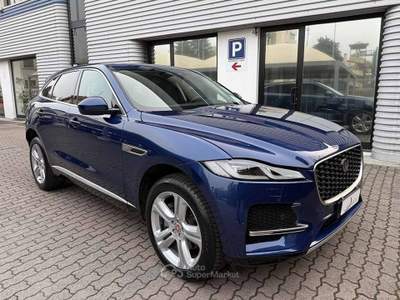 Jaguar F-Pace 2.0d i4 mhev awd HSE TETTO TELECAMERA IVA ESPOSTA Blu/Azzurro usata Monza