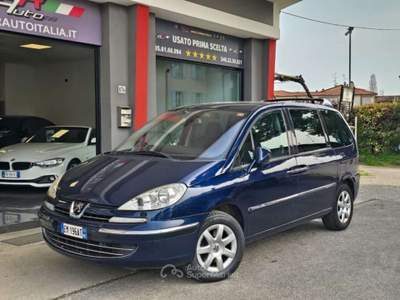 Peugeot 807 2.0 HDi 163CV 7 POSTI Navigatore Tel Cruise Climat Blu/Azzurro usata Rezzato