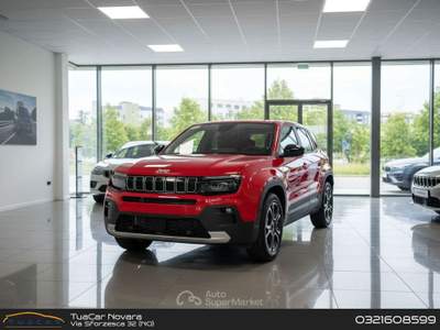 Jeep Avenger 1.2 Turbo 101CV Summit Rosso usata Novara