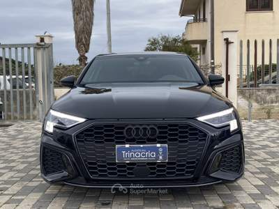 Audi A3 SPB S Line interno ed esterno 2.0 TDI 150CV s-tronic 35 Nero usata Borgetto