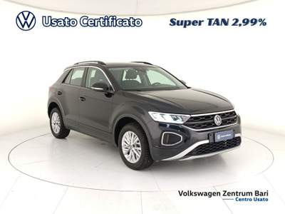 Volkswagen T-Roc 1.5 tsi life dsg Nero usata Bari