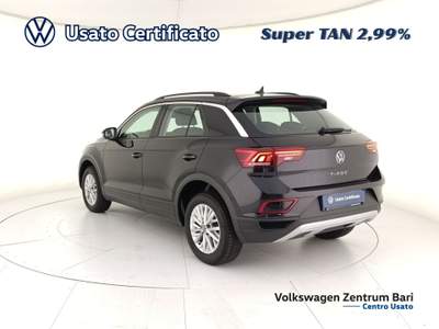 Volkswagen T-Roc 1.5 tsi life dsg Nero usata Bari