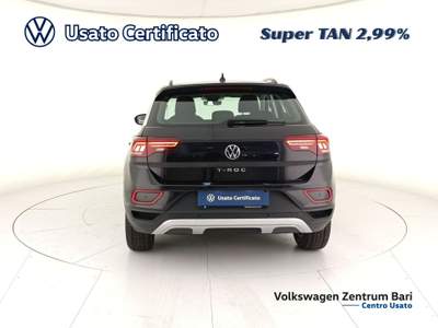 Volkswagen T-Roc 1.5 tsi life dsg Nero usata Bari