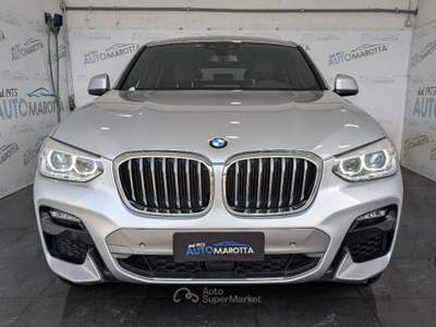 BMW X4 Xdrive20d mhev 48V Msport X auto Argento usata Limatola