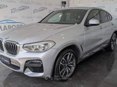 BMW X4 Xdrive20d mhev 48V Msport X auto Argento usata Limatola