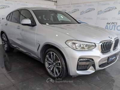 BMW X4 Xdrive20d mhev 48V Msport X auto Argento usata Limatola