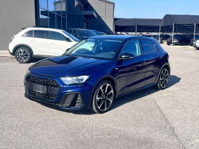 Audi A1 SPB 30 TFSI S tronic S line edition / Black Pack Blu/Azzurro usata Pieve di Soligo