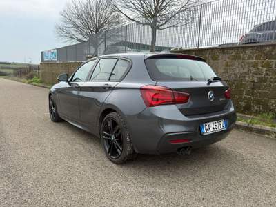 BMW Serie 1 120d M Sport / Navi / Pelle / Cerchi Neri/ LED Grigio usata Farnese