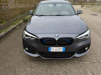 BMW Serie 1 120d M Sport / Navi / Pelle / Cerchi Neri/ LED Grigio usata Farnese
