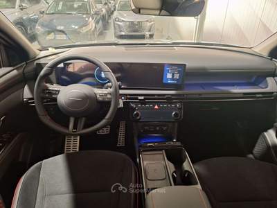 Hyundai Tucson 1.6 hev NLine 239cv KM ZERO PRONTA CONSEGNA Bianco usata Romano di Lombardia