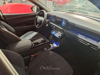 Hyundai Tucson 1.6 hev NLine 239cv KM ZERO PRONTA CONSEGNA Bianco usata Romano di Lombardia