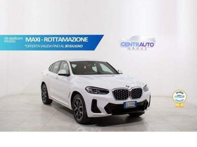 BMW X4 xDrive 20d Msport MH48V Bianco usata Galatina