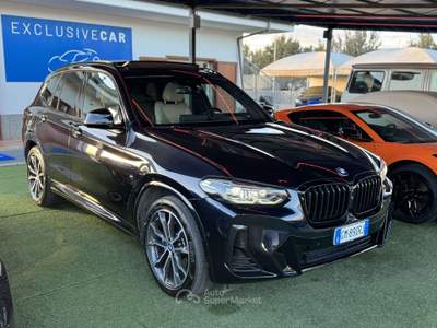 BMW X3 X3 X3 xdrive20d mhev 48V Msport auto iva esposta Blu/Azzurro usata Castel Gandolfo
