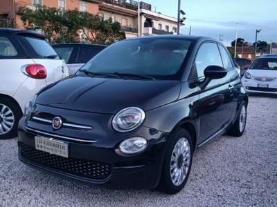 Fiat 500 1.0 Hybrid Lounge Nero usata Castel Gandolfo